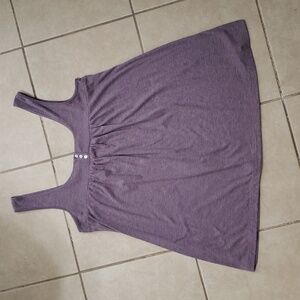 Mango Baby Doll Purple Tank- M